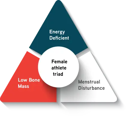 Female Athlete Triad Health Diagram