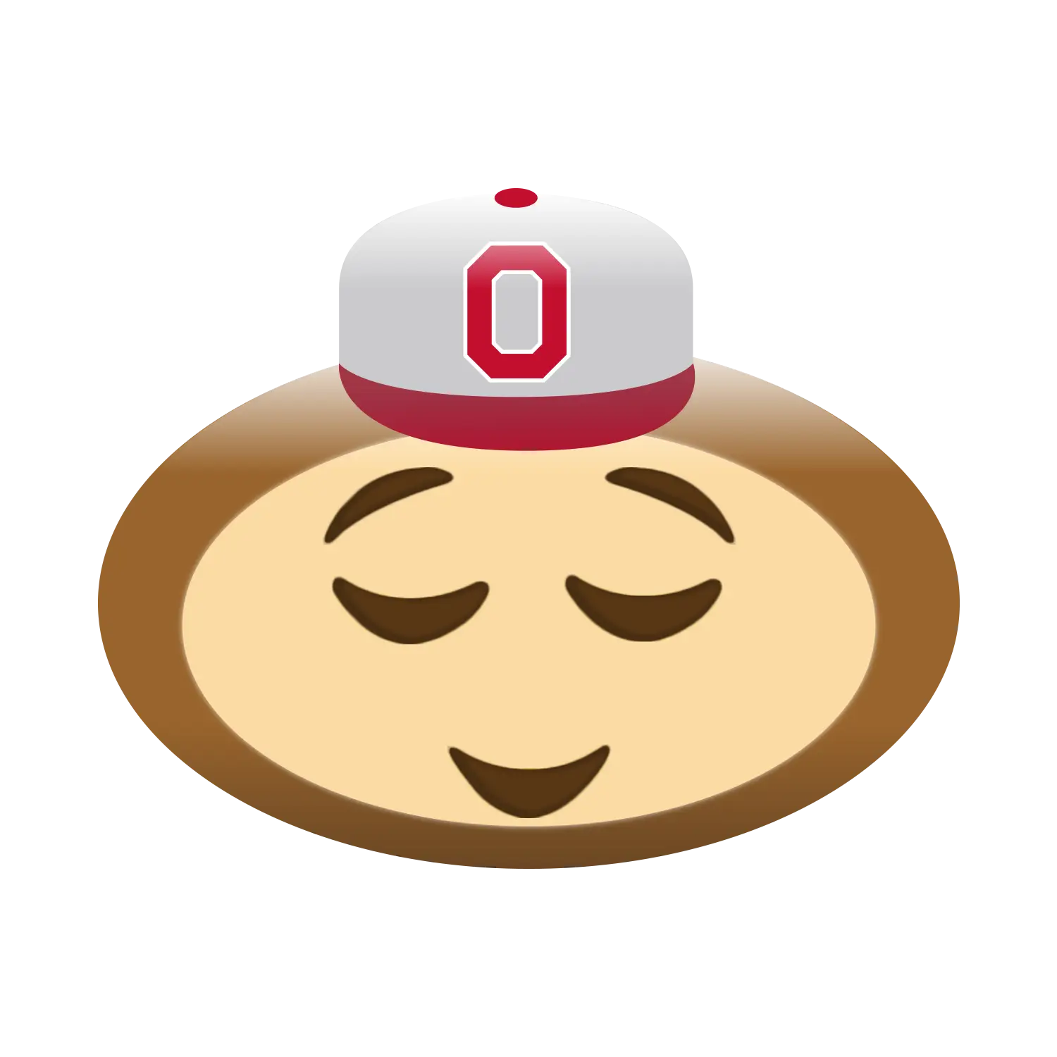Emoji with a Cap and Smiling Face