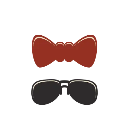 Bow Tie and Sunglasses
