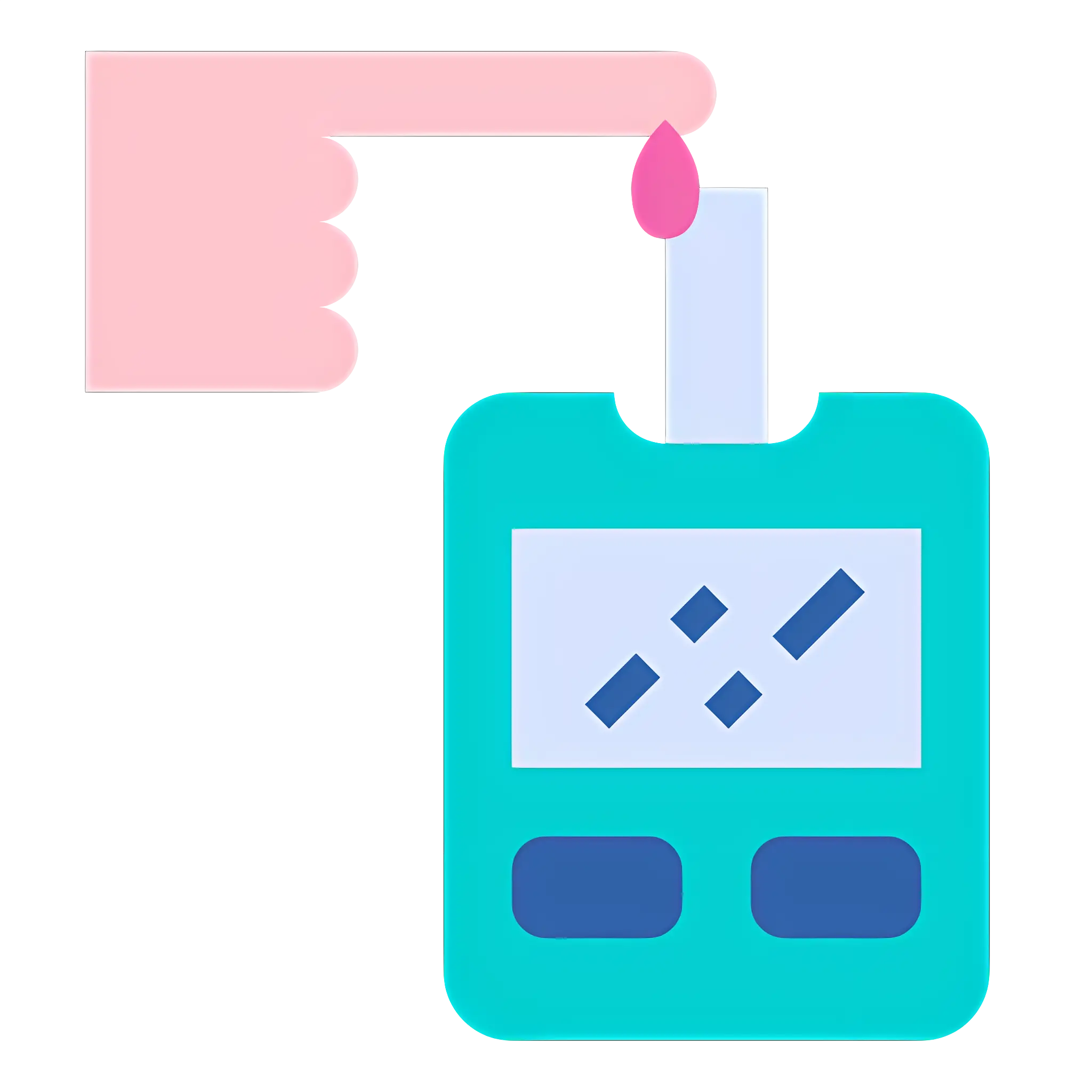 Blood Glucose Test with Device