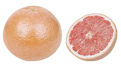 Fresh Grapefruit Whole and Sliced