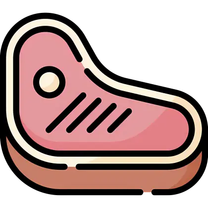 Cartoon Steak Illustration