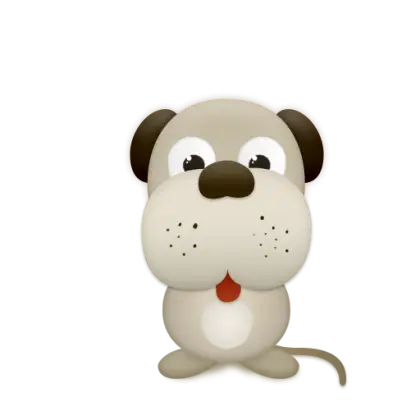 Cute Cartoon Dog