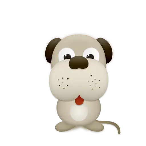 Cute Cartoon Dog