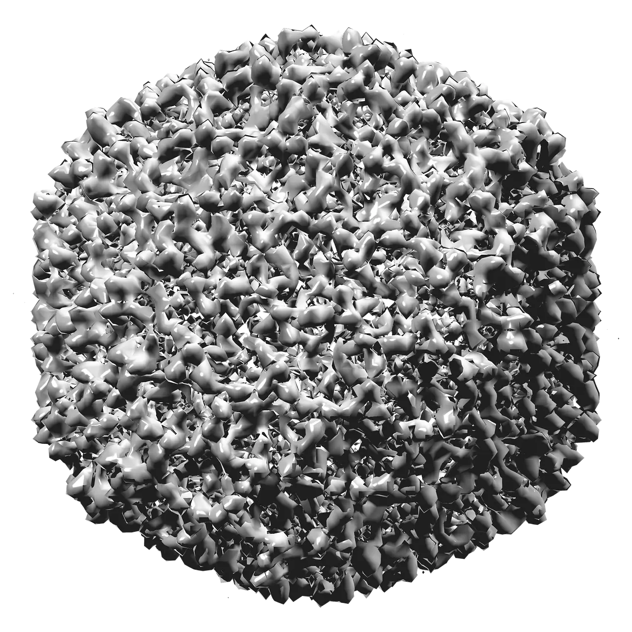 3D Microscopic Visualization of Virus Structure