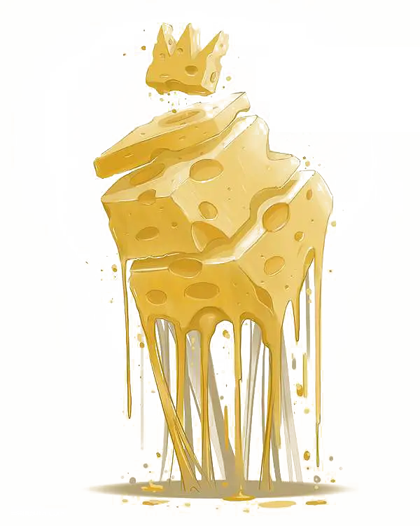Melting Cheese with Crown