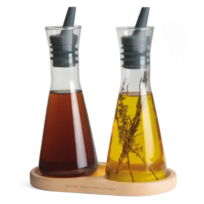 Glass Oil and Vinegar Bottles