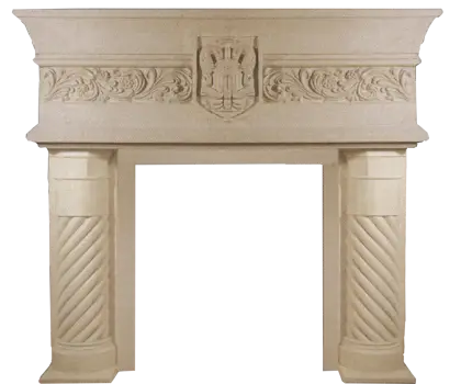 Stone Fireplace Mantel
