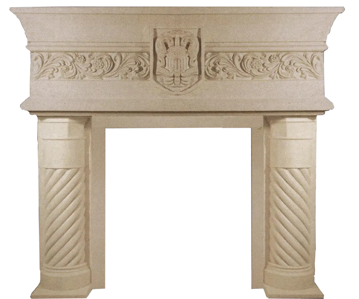 Stone Fireplace Mantel