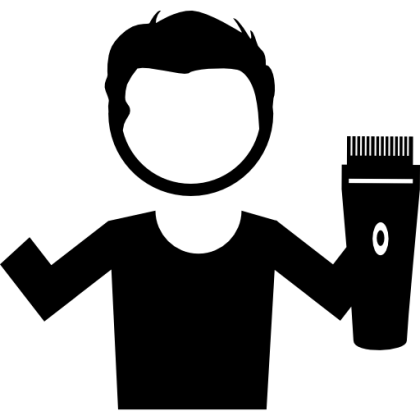 Barber Icon for Haircut and Grooming