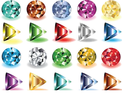 Colorful Gemstones Collection