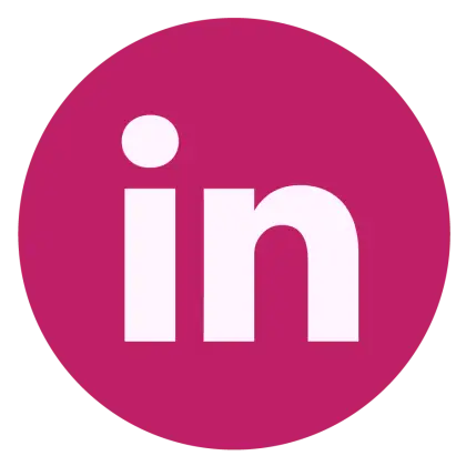Pink Social Media &#039;in&#039; Logo