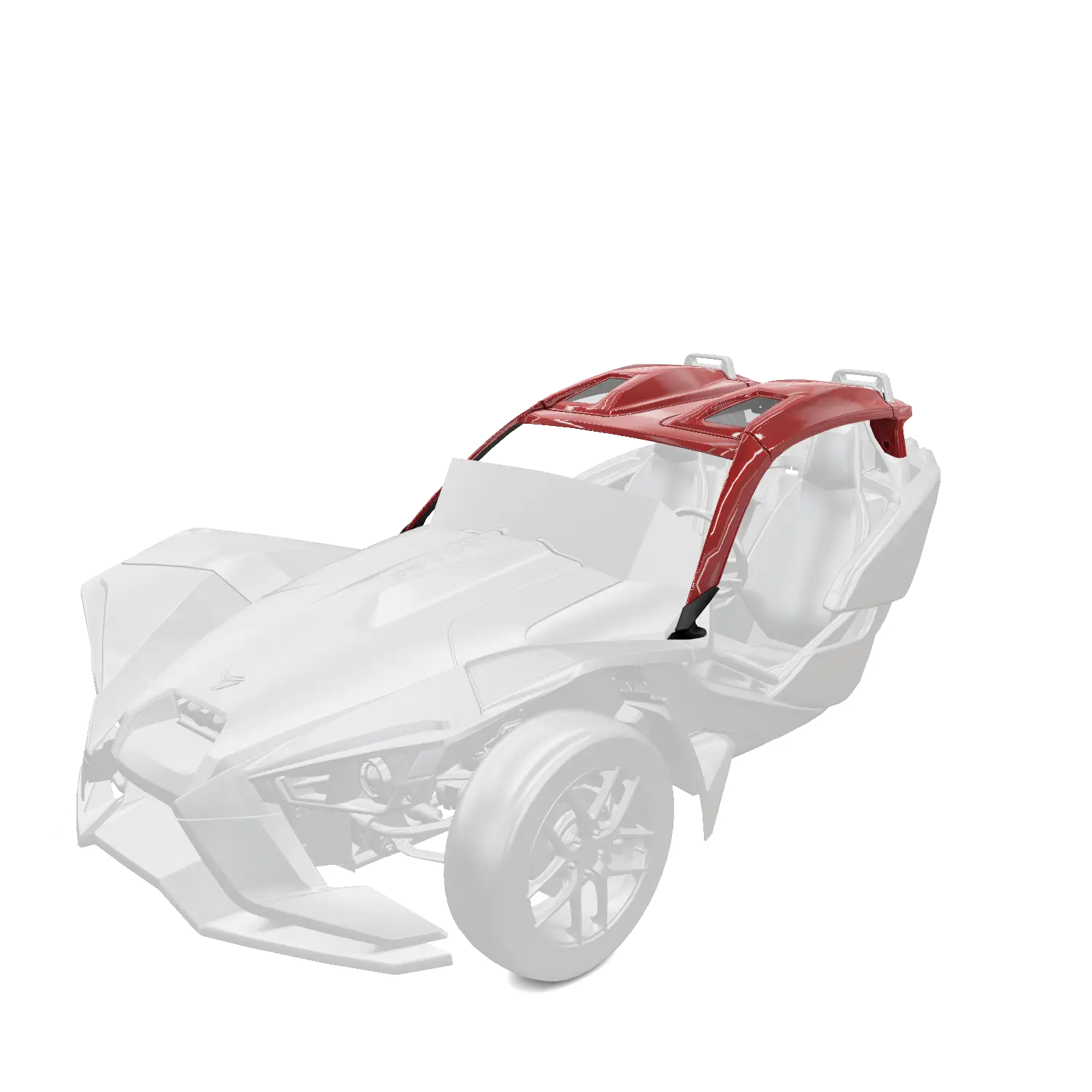 Red Roof Accessory for Car
