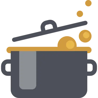 Boiling Pot with Steam
