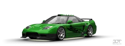 Green Racing Sports Car Design