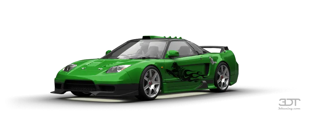 Green Racing Sports Car Design
