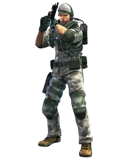 Military Soldier Holding a Gun