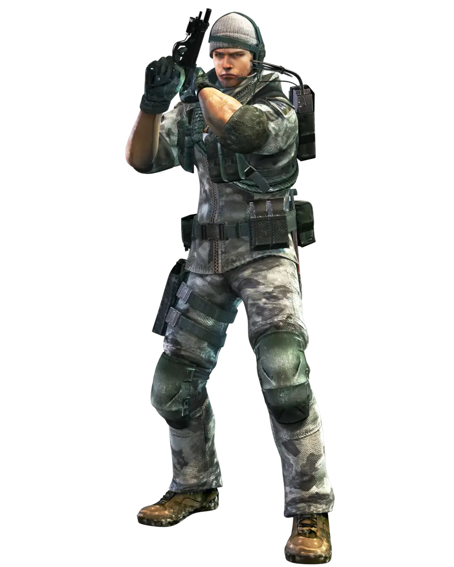 Military Soldier Holding a Gun