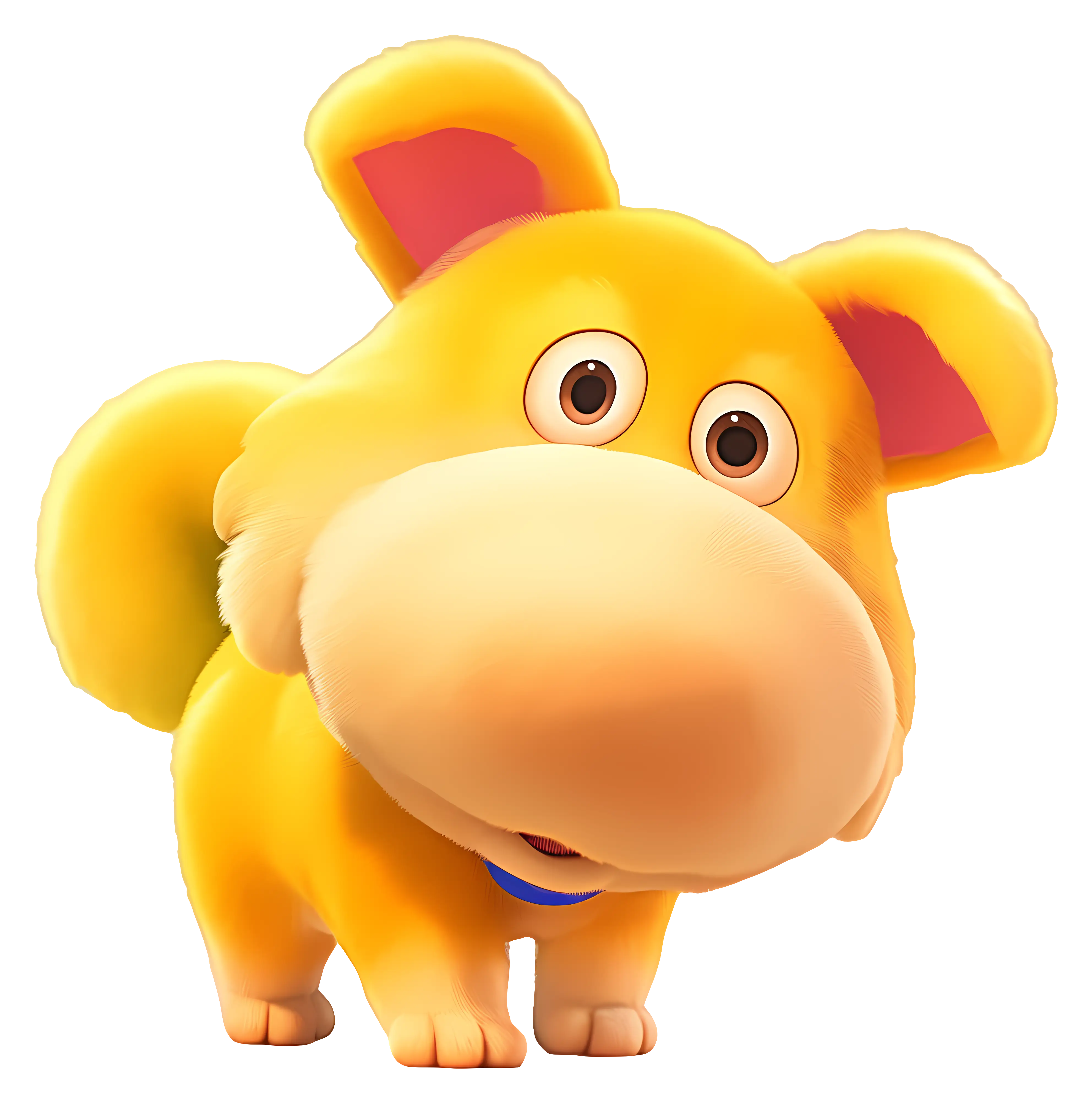 Cute Yellow Dog Cartoon