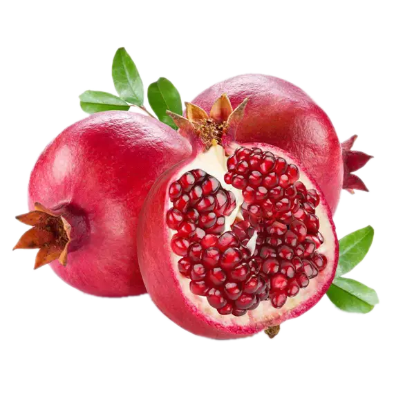 Fresh Pomegranate with Seeds for Healthy Eating