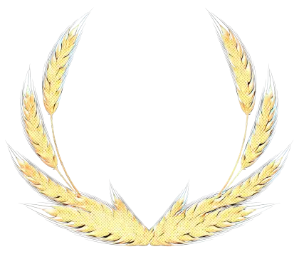 Golden Wheat Wreath Symbol