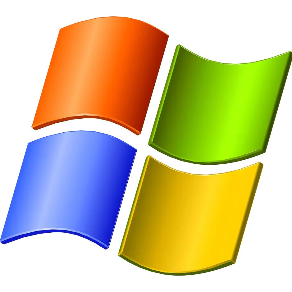 3D Colorful Windows Logo Style