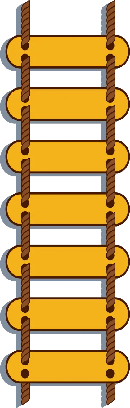 Wooden Rope Ladder