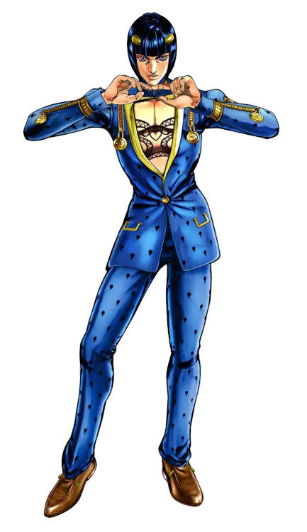 Anime Character in Blue Suit