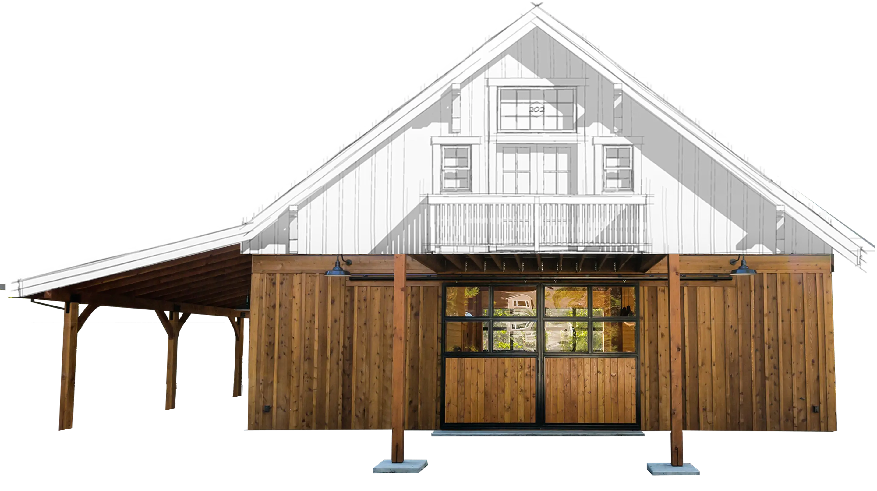 Wooden Barn Building