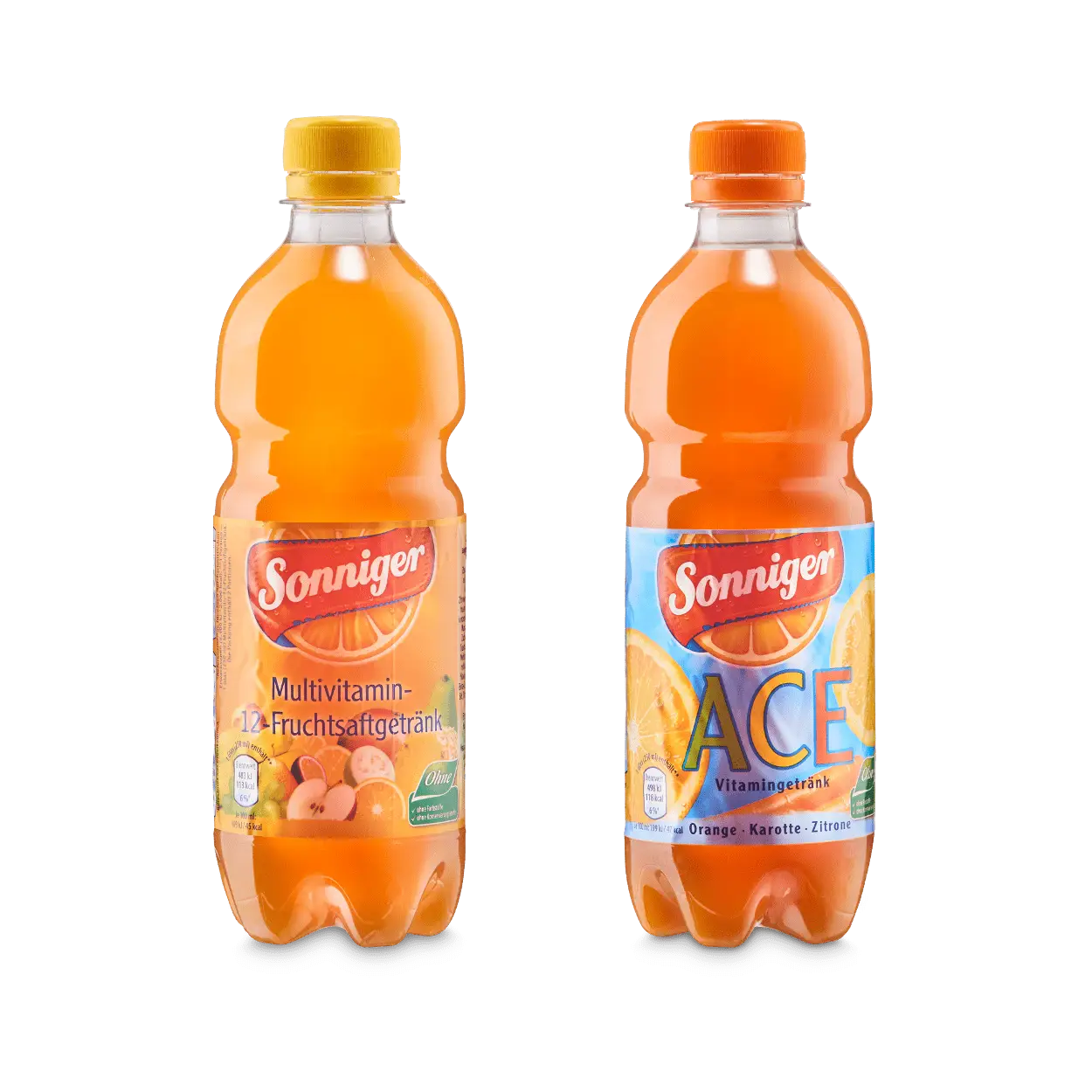 Sonniger Juice Bottles with Vitamins