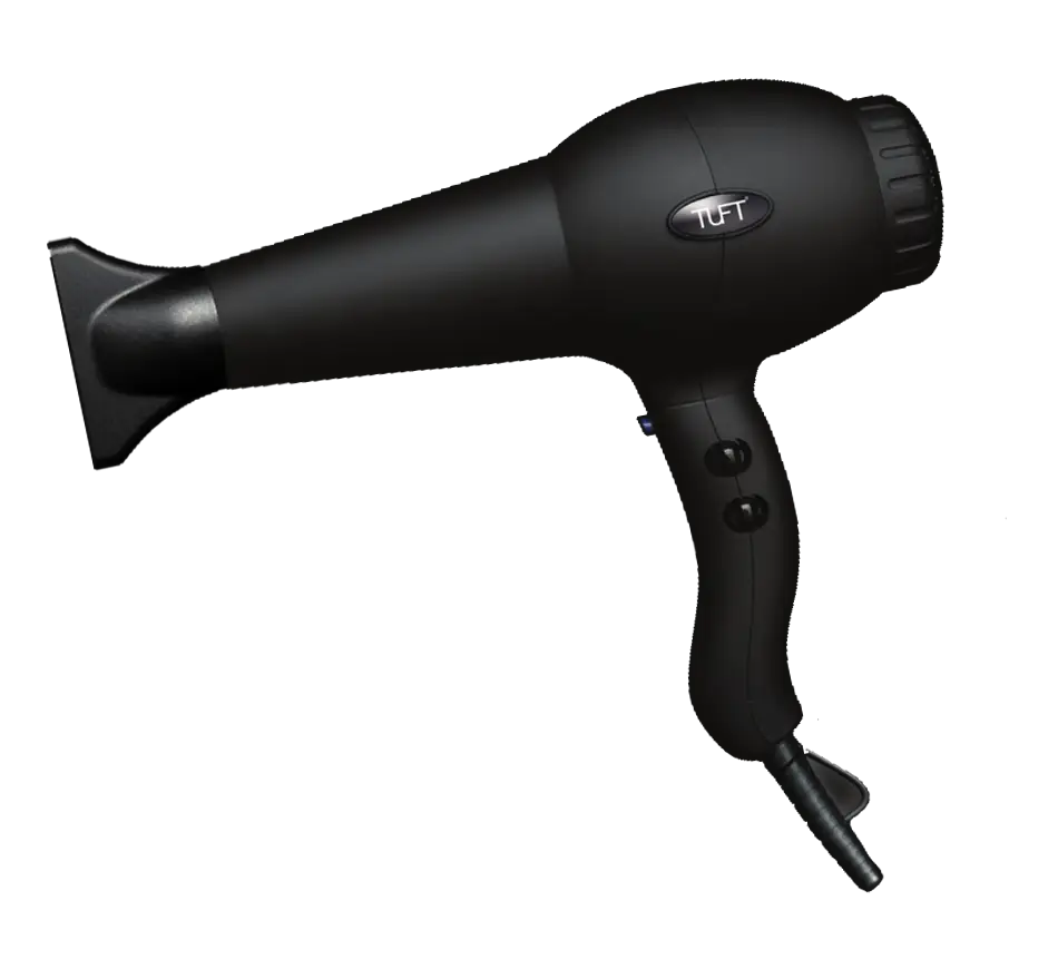Modern Black Hair Dryer Design