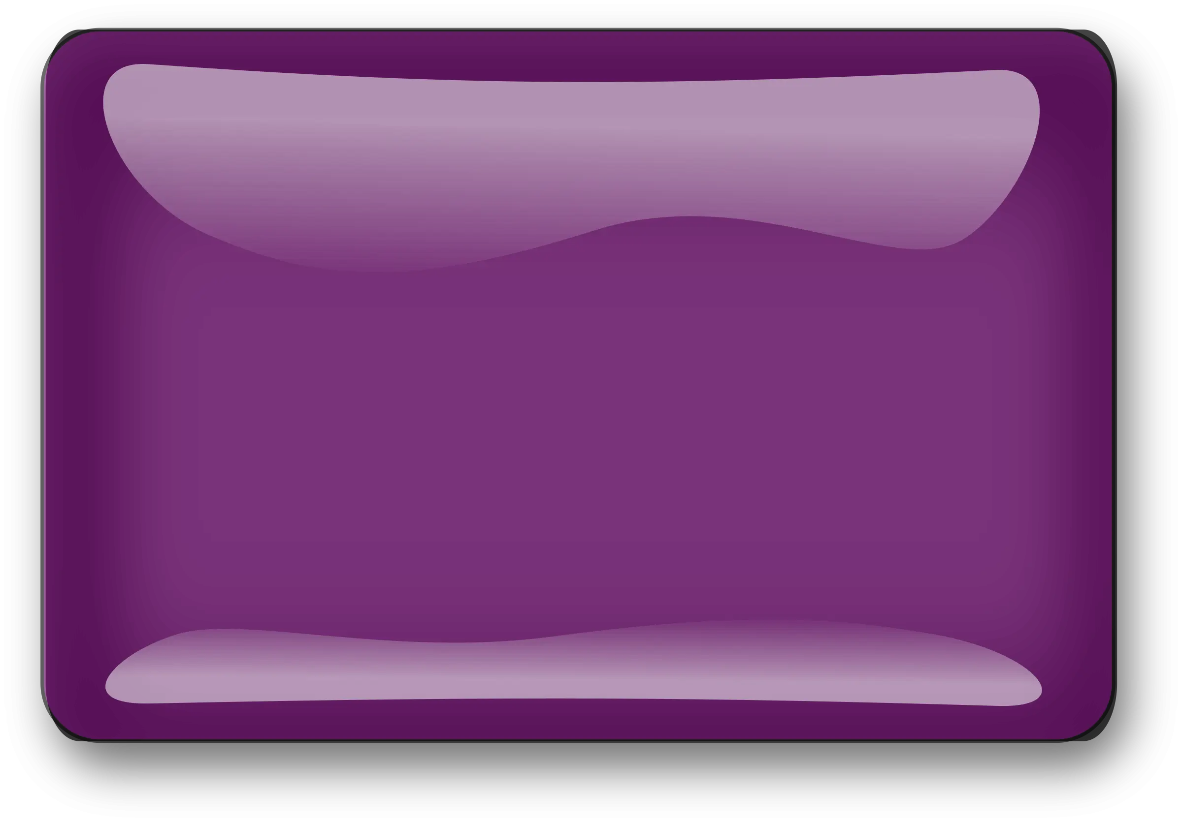 Purple Rectangular Button Design Element
