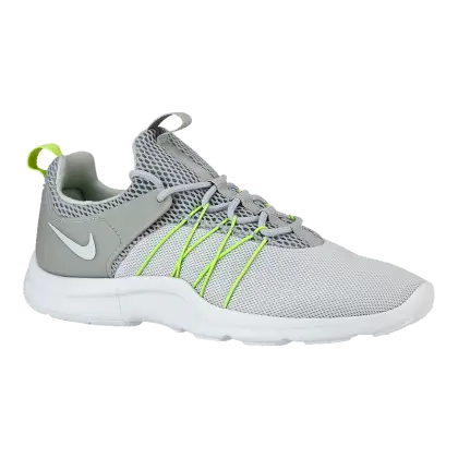 Gray and Green Sneaker