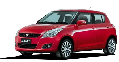 Red Hatchback Car for Urban Driving