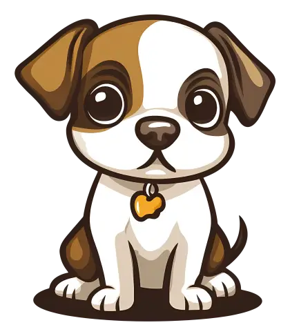 Cute Cartoon Puppy