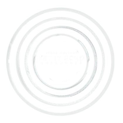 Transparent Circular Pattern with Concentric Rings