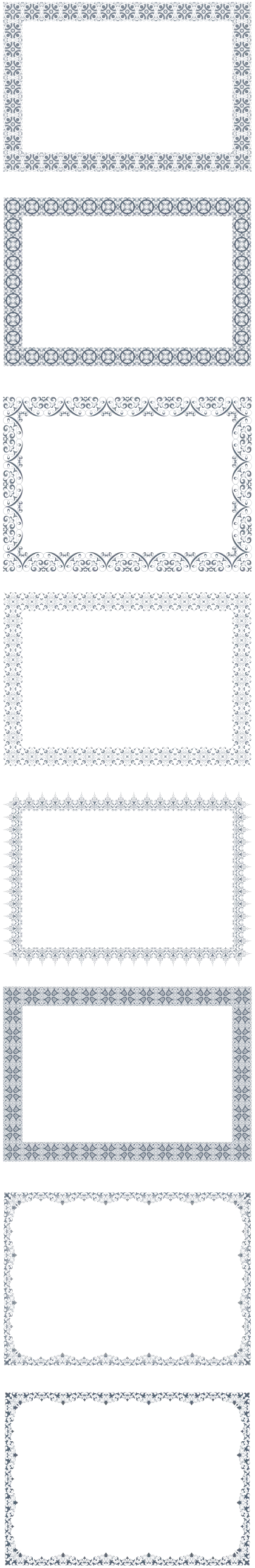 Set of Decorative Frames
