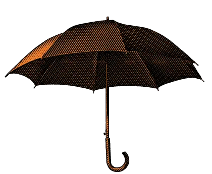 Black Stylish Umbrella for Rainy Days
