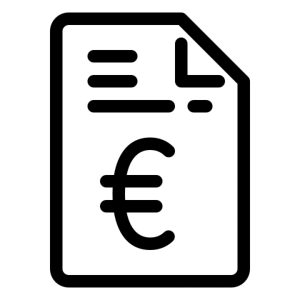 Euro Invoice Document