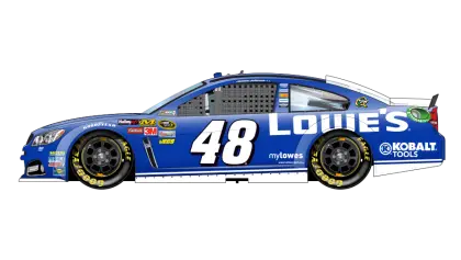 Blue Racing Car with Number 48 Design