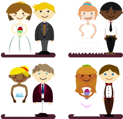Cute Wedding Couples