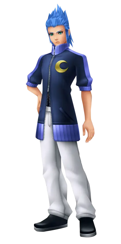 Kingdom Hearts Character with Blue Hair