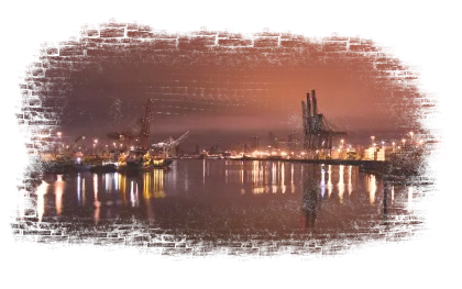 Harbor at Night