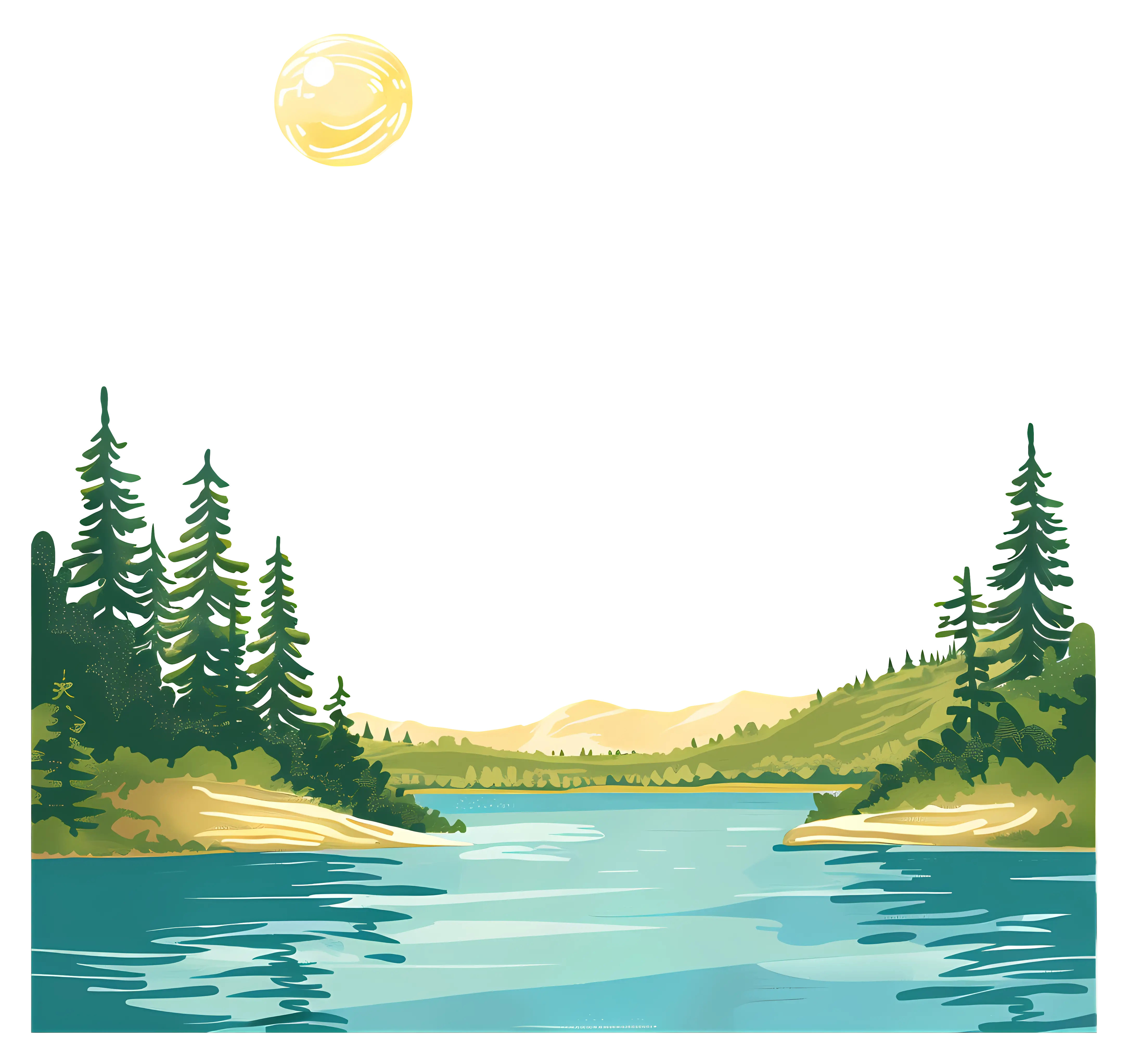 Beautiful River Landscape