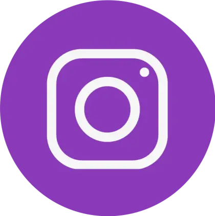 Instagram Logo Icon in Purple