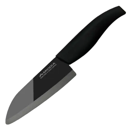 Black Kitchen Knife Illustration