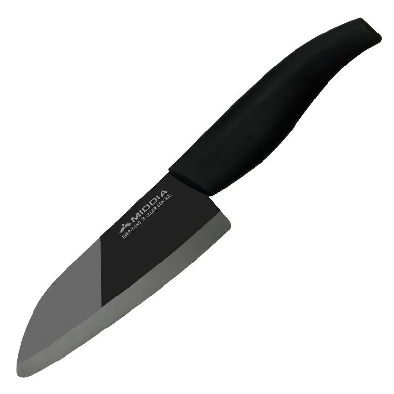 Black Kitchen Knife Illustration