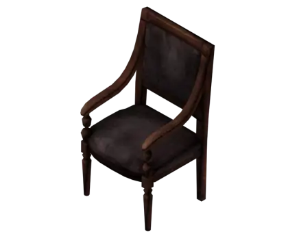 Dark Wooden Chair for Home Decor