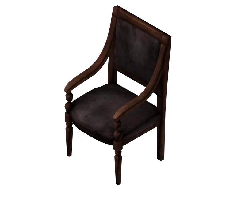 Dark Wooden Chair for Home Decor