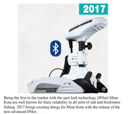 Minn Kota Motor with Bluetooth Technology